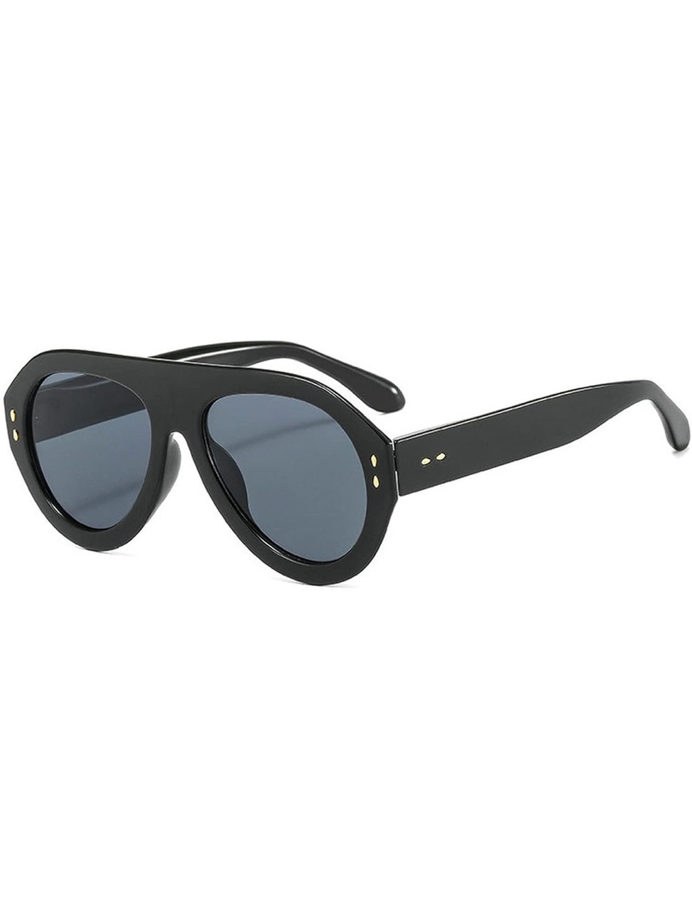 Black Women's Oversized Fashion Sunglasses